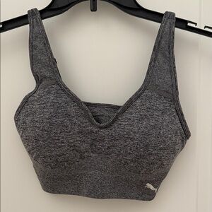 Puma Charcoal Sports Bra